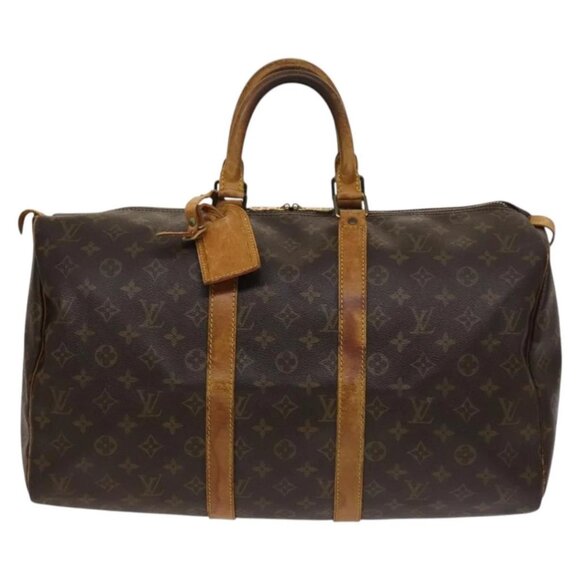 LOUIS VUITTON Monogram Keepall 45 Boston Bag M41428 LV Auth 134772 - Picture 11 of 16